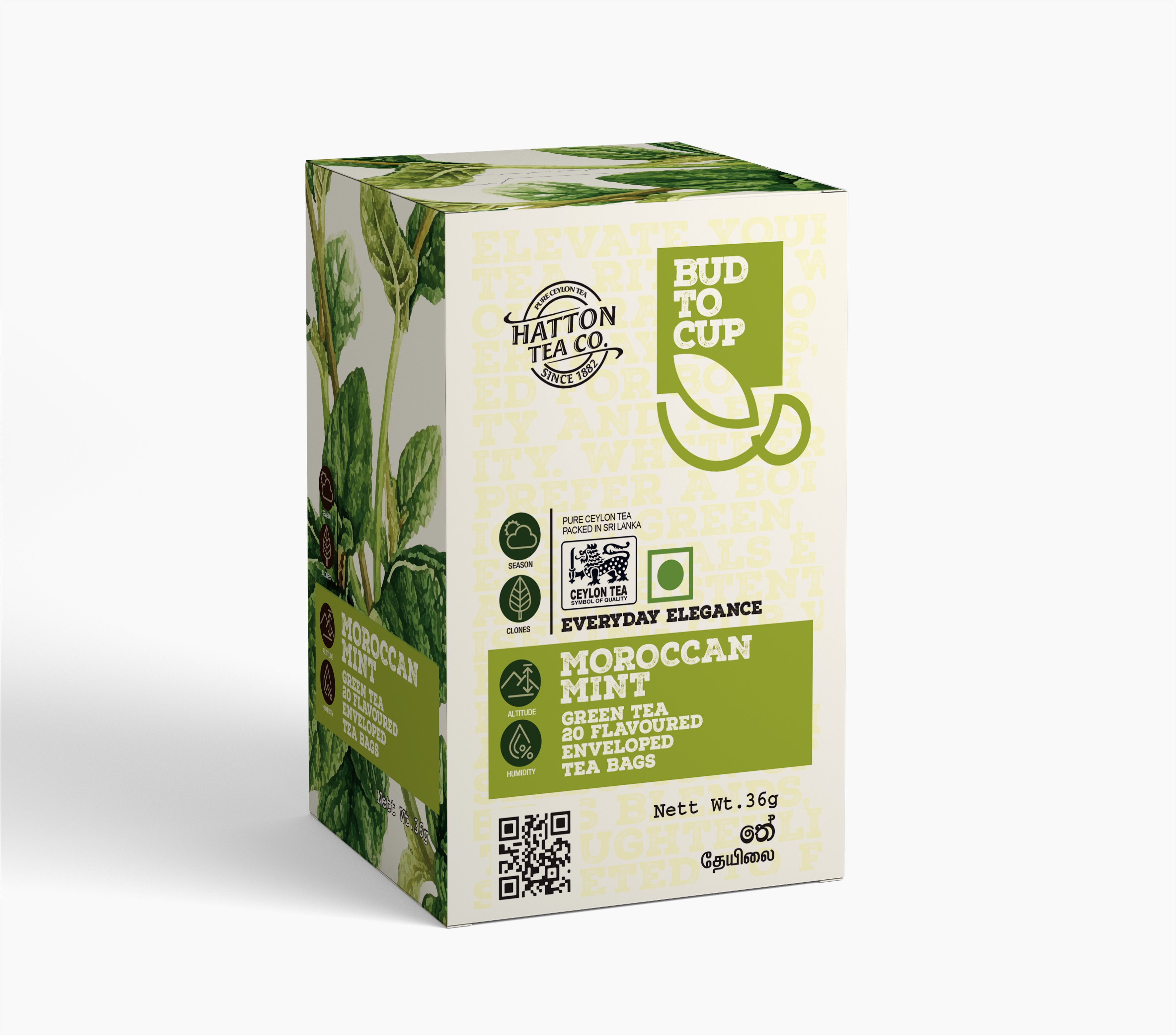 Moroccan Mint - 20 Flavored Envelope Tea Bags