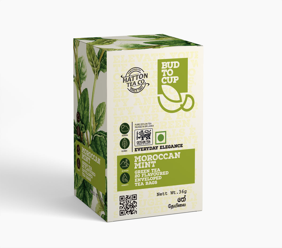 Moroccan Mint - 20 Flavored Envelope Tea Bags