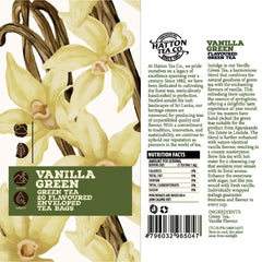 Vanilla Green - 20 Flavored Envelope Tea Bags