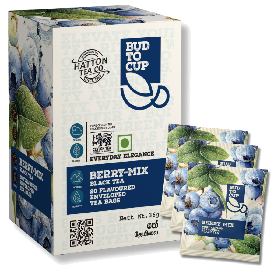 BUD TO CUP Berry Mix Black Tea carton